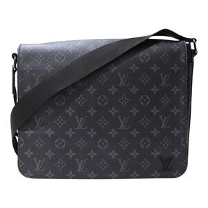 Louis Vuitton District Monogram Eclipse Black Shoulder Bag Classic